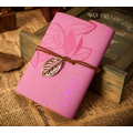PU leather cover loose-leaf blank notebook diary